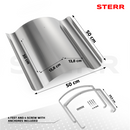 STERR RCP5050 – Ívelt Kéménysapka, 50 cm × 50 cm