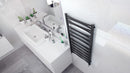STERR LVR12050B-3D - 1205×540×80 mm Törölközőszárító Radiátor, 627 W, Matt Black