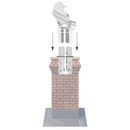 STERR TCA150 - Kéménysapka Adapter Kerámia Kéményhez, Rozsdamentes Acél