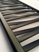 STERR LVR12050B-3D - 1205×540×80 mm Törölközőszárító Radiátor, 627 W, Matt Black