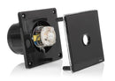STERR BFS100LP-B - 100 mm Fürdőszoba Ventilátor, LED + Mozgásérzékelő, 90 m³/h, Fekete
