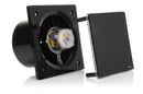 STERR BFS150LT-B - 150 mm Fürdőszoba Ventilátor, LED + Időzítő, 250 m³/h, Fekete