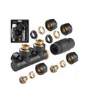 STERR EVR9050B - 910×540×65 mm Törölközőszárító Radiátor, 469 W, Matt Black