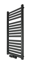 STERR EVR12050B - 1205×540×65 mm Törölközőszárító Radiátor, 627 W, Matt Black