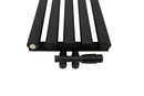 STERR ZVR18033B - 1800×330×105 mm Törölközőszárító Radiátor, 705 W, Matt Black