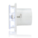 STERR BFS125LT - 125 mm Fürdőszoba Ventilátor, LED + Időzítő, 160 m³/h, Fehér