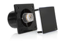STERR BFS125LH-B - 125 mm Fürdőszoba Ventilátor, LED + páraérzékelővel, 160 m³/h, Fekete